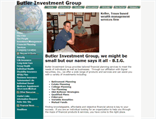 Tablet Screenshot of butlerinvestmentgroup.com